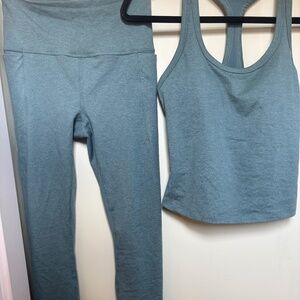 Prana Heavana Racerback (XS) and Pocket Legging (S)